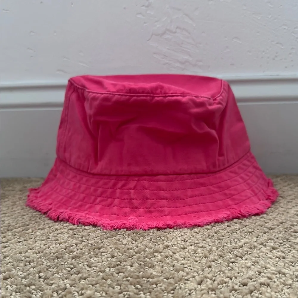 052 NWT Moon Kitty Sun Hat‎ with Raw Edge - Size: 5-7Y